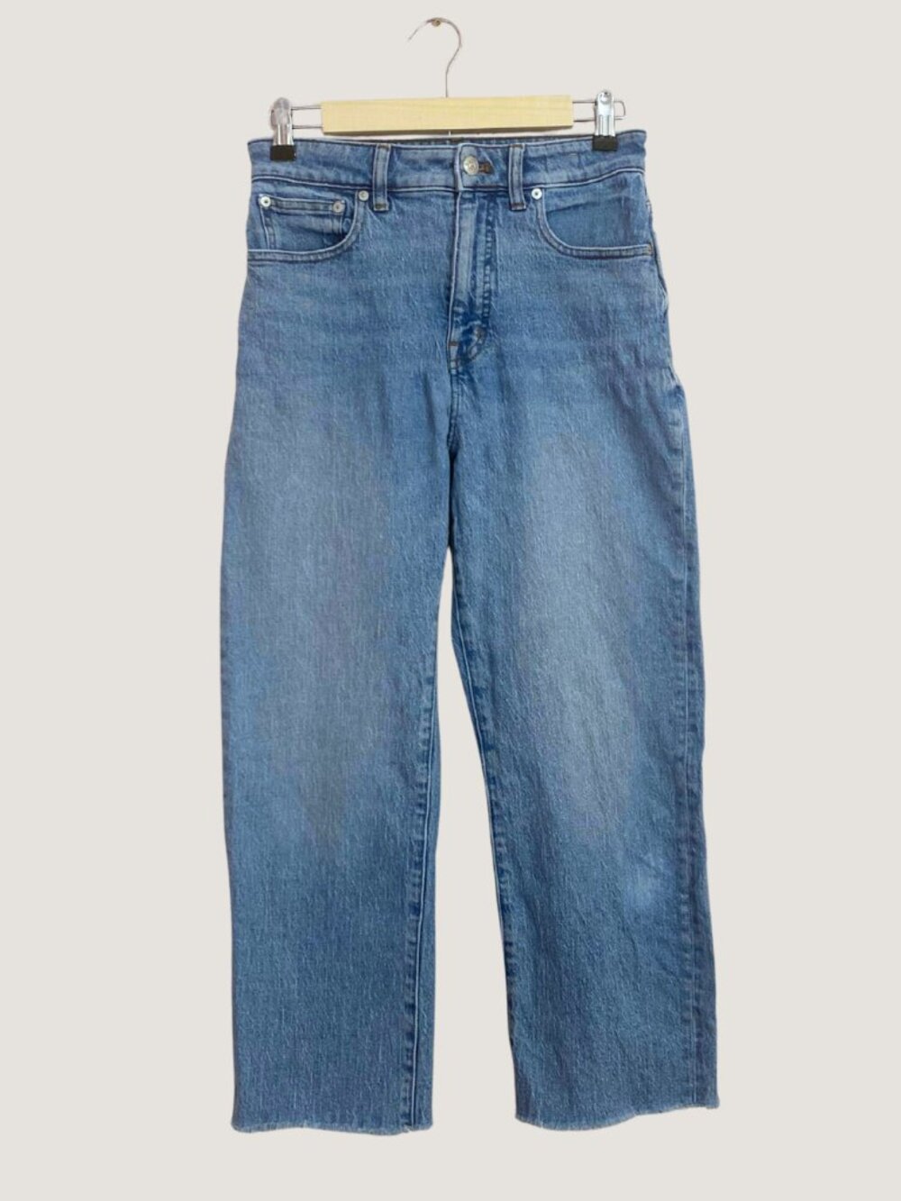 90s Curvy Denim Madewell Straight Leg Jeans Women’s Size 27 Medium Wash Denim